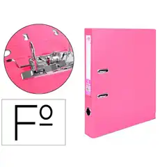 Material ARCHIVADOR PALANCA Fº ROSA LOMO 52 DOCUMENTA LIDERPAPEL (79715)