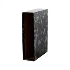 CAJA ARCHIVADOR JASPEADO LIDERPAPEL CLASSIC BLUE A4 NEGRA C04 94922
