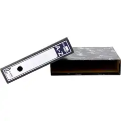 CAJA ARCHIVADOR JASPEADO LIDERPAPEL CLASSIC BLUE A4 NEGRA C04 94922