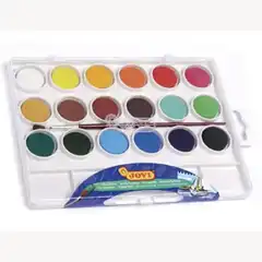 ACUARELA JOVI 18 COLORES ESTUCHE DE PLASTICO 800/18 31100