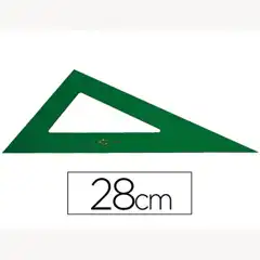 CARTABON FABER-CASTELL 28 CM PLASTICO VERDE 1585