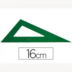 CARTABON FABER-CASTELL 16 CM PLASTICO VERDE 1589