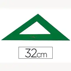 ESCUADRA FABER-CASTELL 32 CM PLASTICO VERDE 2875