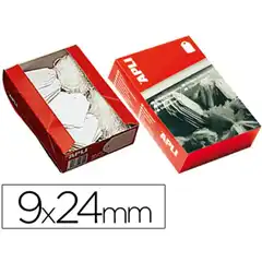 Material ETIQUETAS COLGANTES 384 9 X 24 MM CAJA DE 1000 APLI REF. 384 COD. 3173