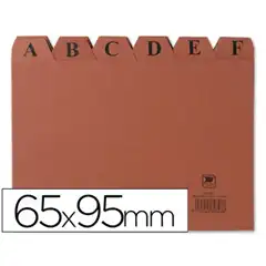 Material INDICE FICHERO CARTON Nº 1 TAMAÑO 65X95 3814