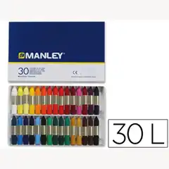 Material CERAS MANLEY CAJA DE 30 COLORES MNC00077 4481 4481