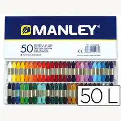 Material CERAS MANLEY CAJA DE 50 COLORES REF. MNC00088 150 36138 04482 4482