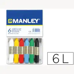Material CERAS MANLEY CAJA DE 6 COLORES REF.106 4483