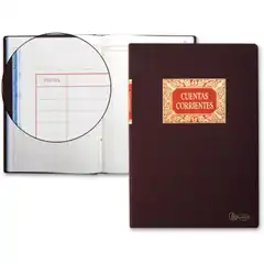 LIBRO MIQUELRIUS Fº 100 H. CUENTAS CORRIENTES -DEBE HABER Y SALDO 4613