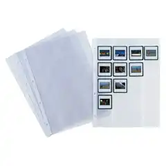 Material FUNDA DIAPOSITIVA Fº 2481 4 TALADROS P/ 20 DIAPOSITIVAS 248100 5607
