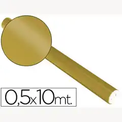 PAPEL METALIZADO ORO ROLLO DE 0,5 X 10 MT 5659