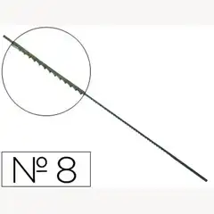 PELOS DE SEGUETA MADERA N.8 CAJA DE 144 5956