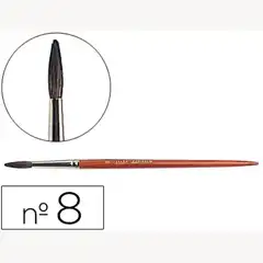 PINCELES ACUARELA LPP Nº 8 -VIROLA CROMADA PELO ENGOMADO 5975