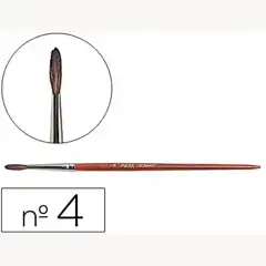 PINCELES ACUARELA LPP Nº 4 -VIROLA CROMADA PELO ENGOMADO 5976
