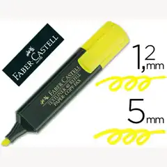 ROTULADOR FABER CASTELL FLUORESCENTE 48-07 AMARILLO 7353