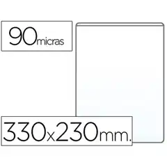 Material FUNDA PORTADOCUMENTO Fº 90 MICRAS PVC TRANSPARENTE 10118