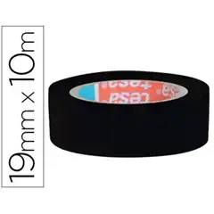 CINTA ADHESIVA AISLANTE TESAFLEX 10 MT X 19 MM NEGRA 10494