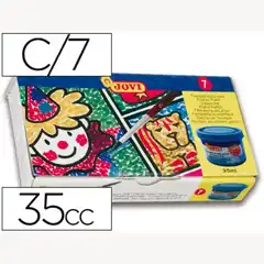 TEMPERA JOVI 35 CC -7 COLORES SURTIDOS 10662