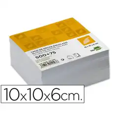 TACO LIDERPAPEL ENCOLADO 100 X 100 X 60MM BLANCO