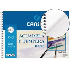 Material BLOC DIBUJO ACUARELA DIN A3 ESPIRAL 32.5X46 CM 10 HJ DE 370 GRAMOS 11707