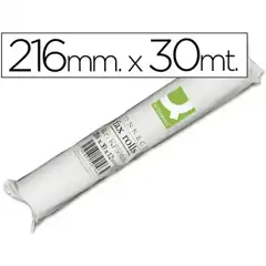 ROLLO PAPEL FAX Q-CONNECT 216 MM X 30 MT 13684