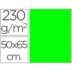 CARTULINA FLUORESCENTE VERDE 50X65 CM 13777