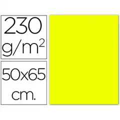 CARTULINA FLUORESCENTE AMARILLA 50X65 CM 13778