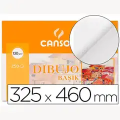 Material PAPEL DIBUJO BASIK 32.5X46 -130 GR -SIN RECUADRO CAJA 250 UDS 17717