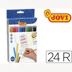 ROTULADOR JOVI CAJA 24 COLORES 18596