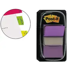 BANDERITAS SEPARADOR 680-8 VIOLETA -DISPENSADOR DE 50 19167