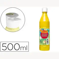 Material BOTELLA TEMPERA LIQUIDA 500 ML. COLOR AMARILLO JOVI (50602) 20117