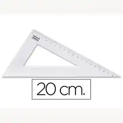 CARTABON LPP 20 CM PLASTICO CRISTAL 20433