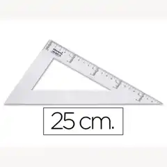 CARTABON LPP 25 CM PLASTICO CRISTAL 20434