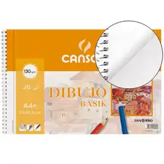 BLOC DIBUJO BASIK A4+ ESPIRAL 23 X 32.5 CM 20 HJ MICROPERFORADO CANSON C200408062 400110484 20461