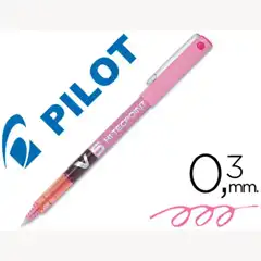 ROTULADOR PILOT PUNTA AGUJA V-5 ROSA 0.5 MM 20663