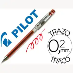 Material BOLIGRAFO PILOT PUNTA AGUJA G-TEC-C4 ROJO G-TEC-C4 R 20894