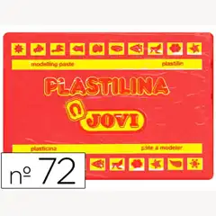 PLASTILINA JOVI 72 ROJO TAMAÑO GRANDE 72-05 22148