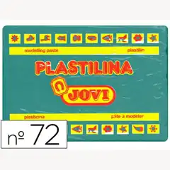 PLASTILINA JOVI 72 VERDE OSCURO TAMAÑO GRANDE 72-11 22158