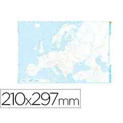 Material MAPA MUDO TEIDE B/N A4 EUROPA -POLITICO 22172