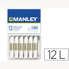 Material CERAS MANLEY UNICOLOR BLANCO CAJA DE 12 N.1 22245