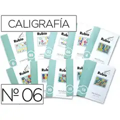 CUADERNO RUBIO CALIGRAFIA Nº 06 22477