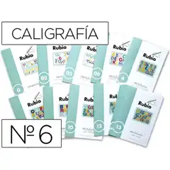 CUADERNO RUBIO CALIGRAFIA Nº 6 22487