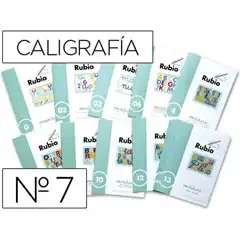 CUADERNO RUBIO CALIGRAFIA Nº 7 22488