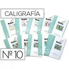 CUADERNO RUBIO CALIGRAFIA Nº 10 22491