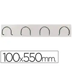 Material PERCHERO METALICO 611 BLANCO -PARED -4 COLGADORES 23263