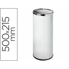 PARAGÜERO METALICO 301 BLANCO MEDIDA 50X21.5 -AROS CROMO 23313