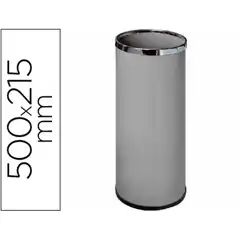 PARAGÜERO METALICO 301 GRIS MEDIDA 50X21,5 -AROS CROMO 23316