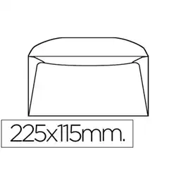 Material SOBRE LIDERPAPEL DL+ BOLSA DE 10 115X225 MM SB01 23728