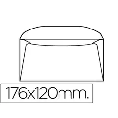 Material SOBRE LIDERPAPEL B6 120 X 176 MM -BOLSA DE 10 23729