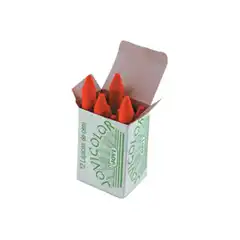 Material LAPICES CERA JOVICOLOR UNICOLOR ROJO CAJA DE 12 25754